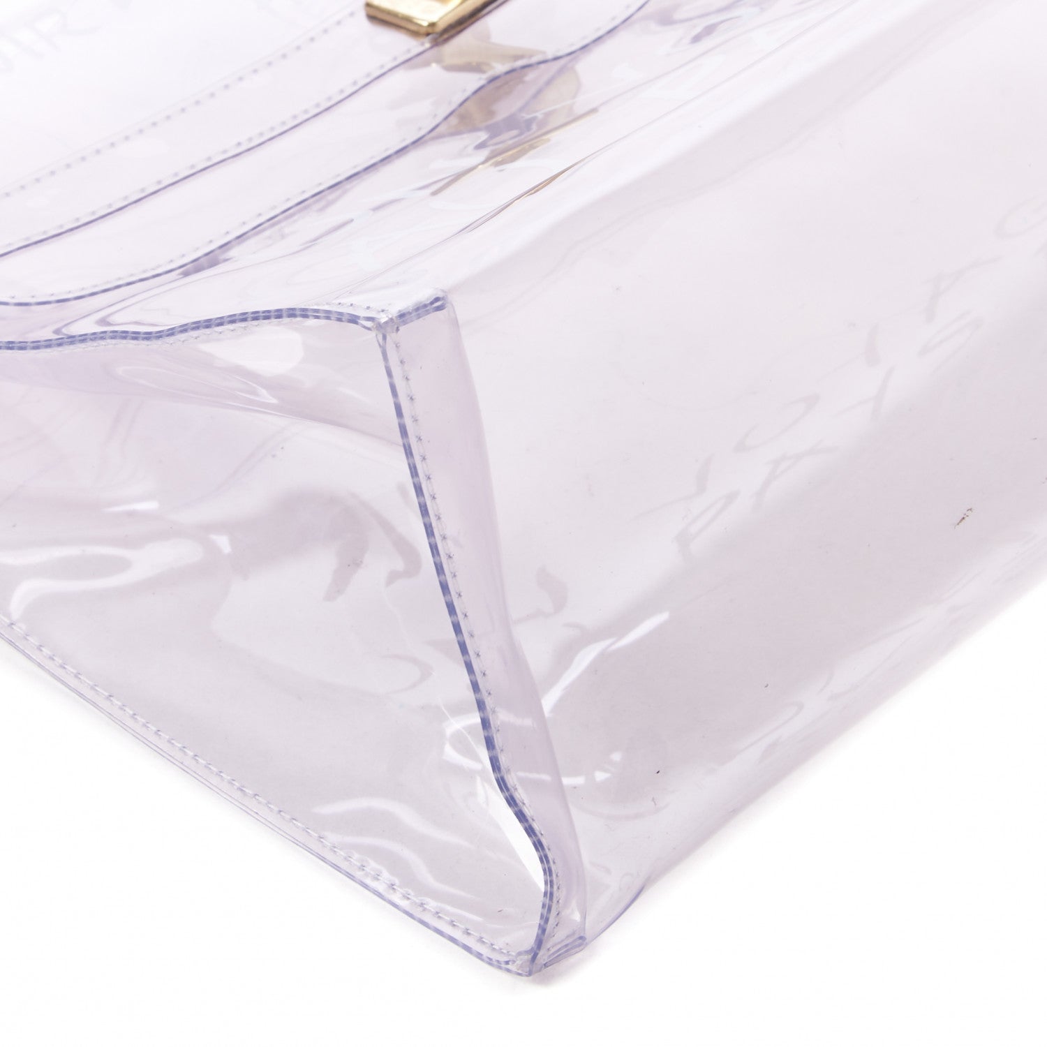 Hermes Vinyl Souvenir De L'Exposition Kelly Transparent 6 of 8