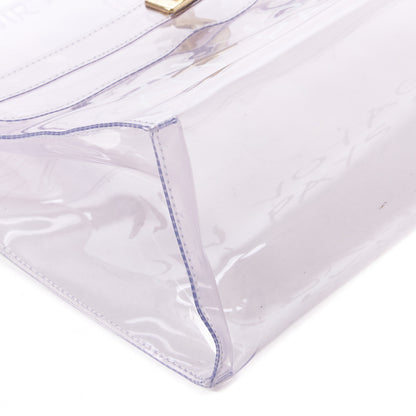 Hermes Vinyl Souvenir De L'Exposition Kelly Transparent 6 of 8