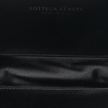 Bottega Veneta Satin Intreccio Impero Ayers Knot Clutch Black 5 of 6