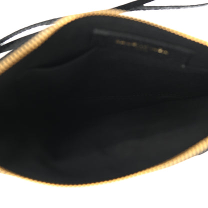Balenciaga Chevre Gold Metallic Edge Hardware Pouch Black 6 of 9