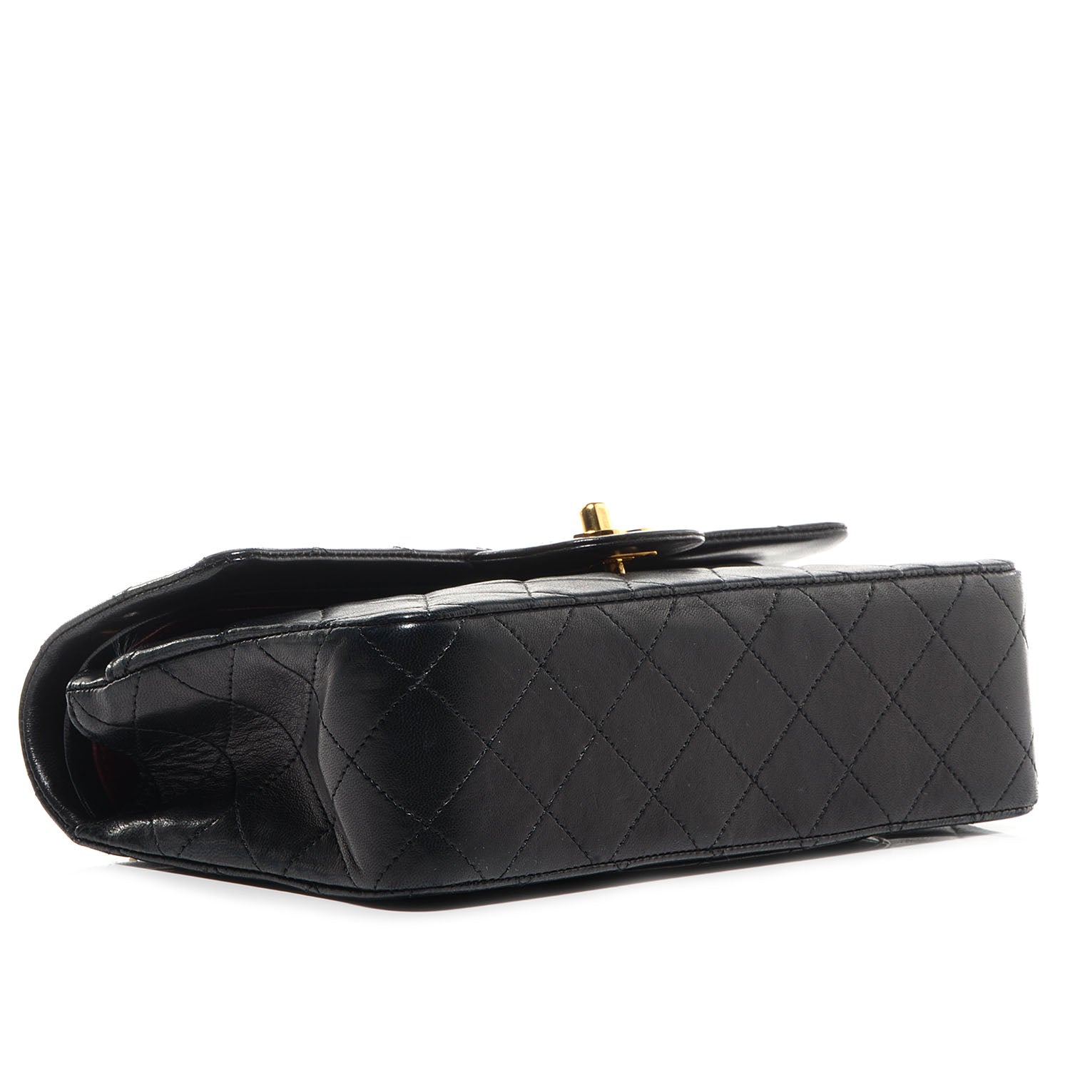 Chanel Lambskin Quilted Small Double Flap Black 4 of 8