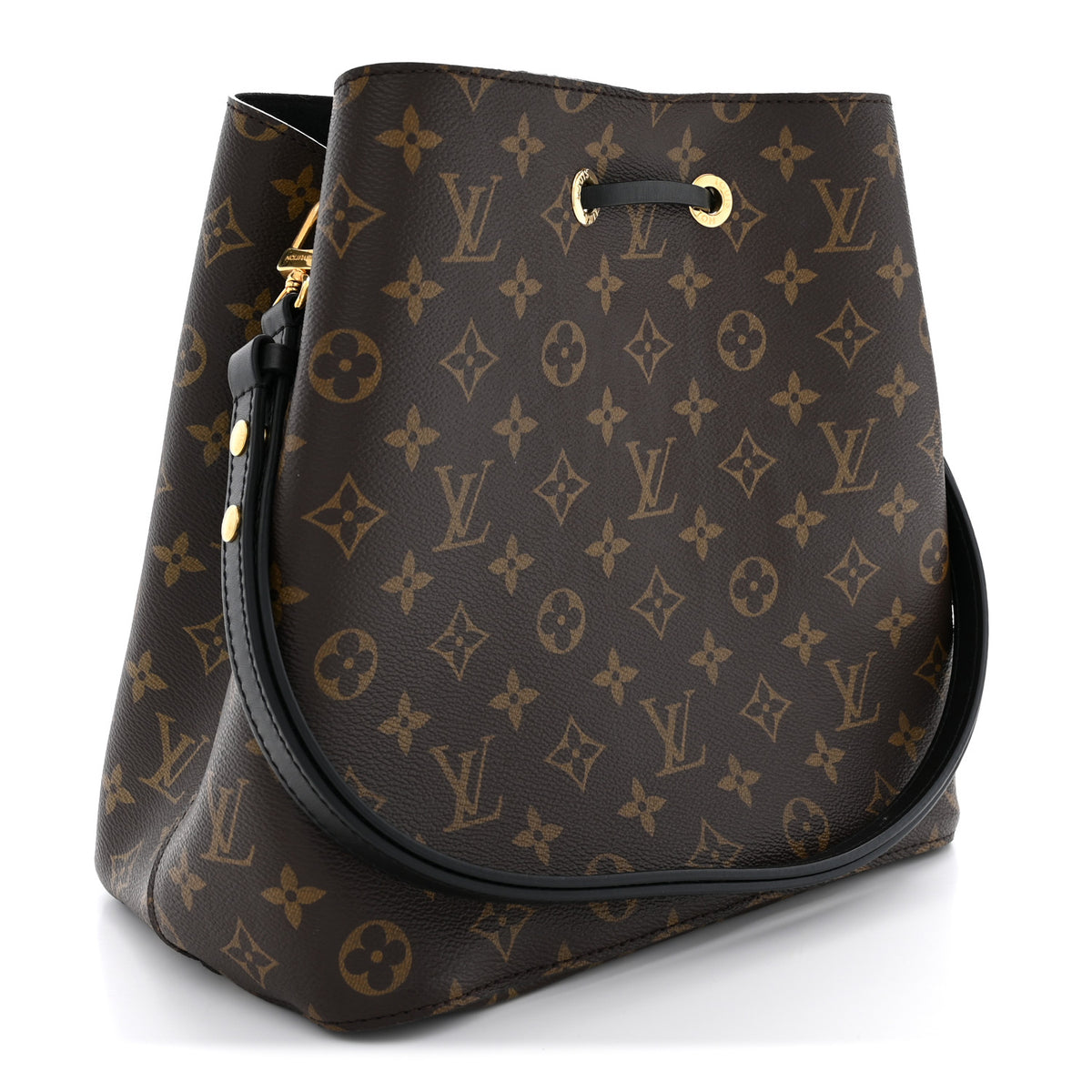 Louis Vuitton Monogram Neonoe MM Black 3 of 10