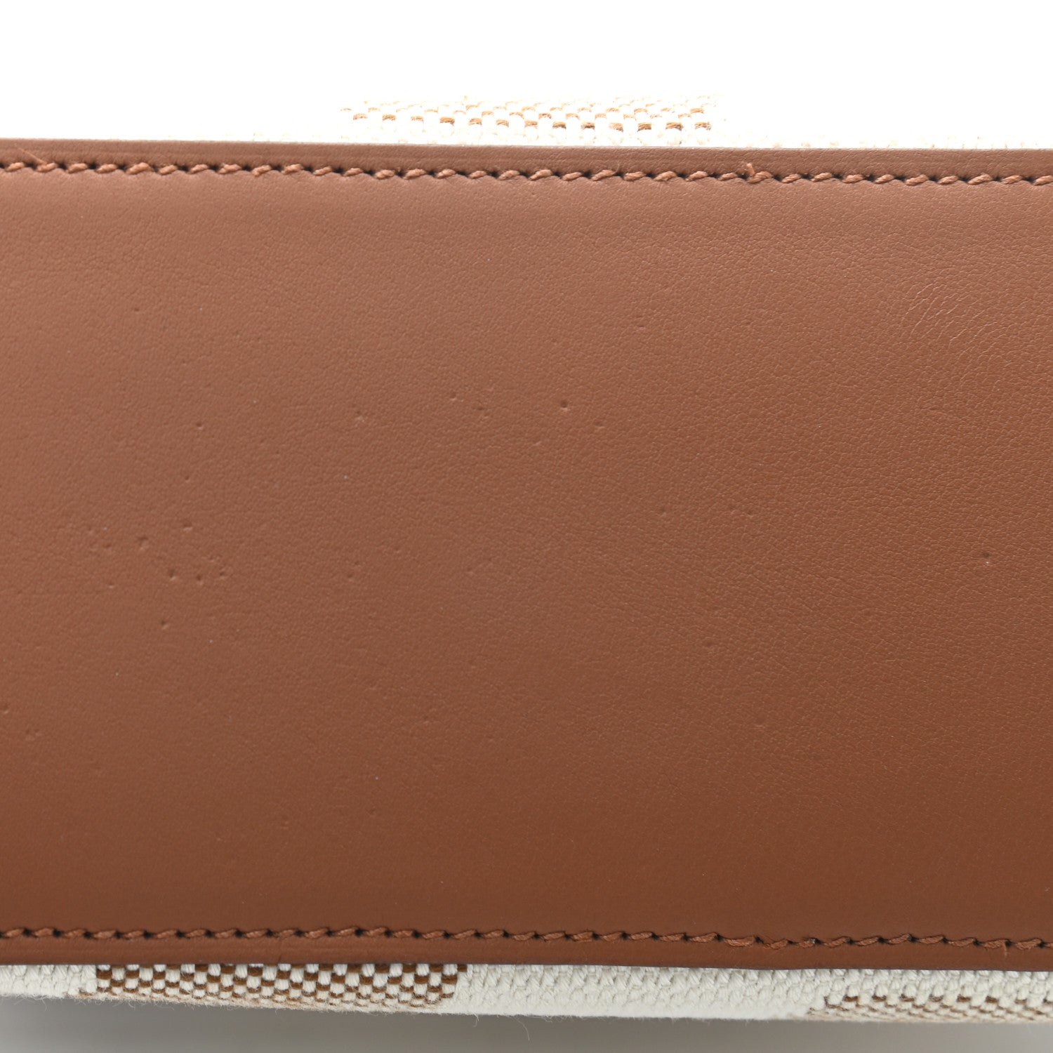 Hermes Swift Toile H Cabas H En Biais 27 Ecru Naturel Gold 9 of 9