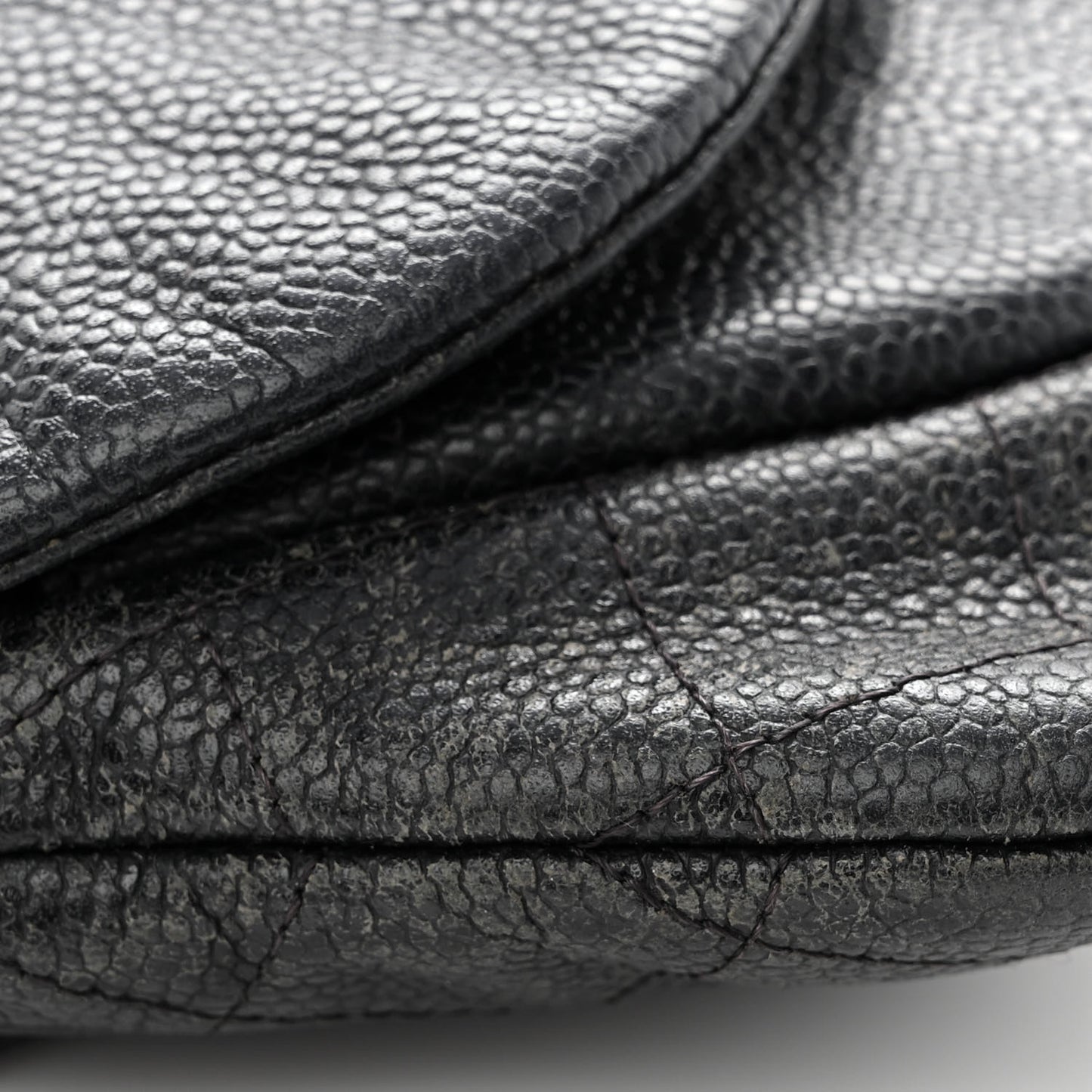 Caviar Half Moon Wallet On Chain WOC Black