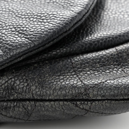 Chanel Caviar Half Moon Wallet On Chain WOC Black 13 of 13