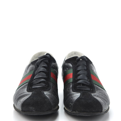Gucci Guccissima Web Sneakers 6.5 Black 2 of 10