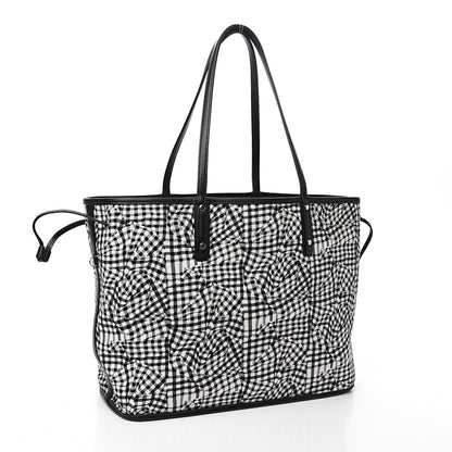 MCM Visetos Medium Project Reversible Shopper Tote Black 5 of 12