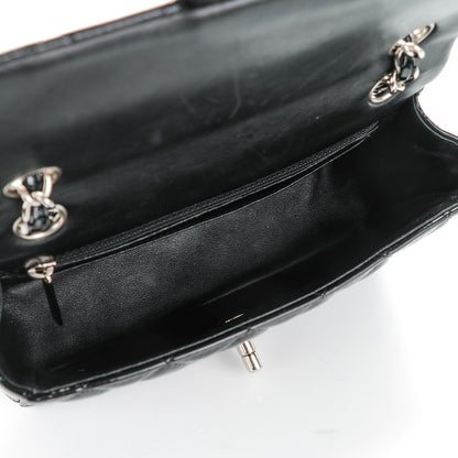 Chanel Patent Calfskin Quilted Mini Rectangular Flap Black 5 of 8