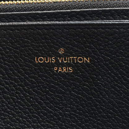 Louis Vuitton Empreinte Monogram Giant Zippy Wallet Black Beige 6 of 7