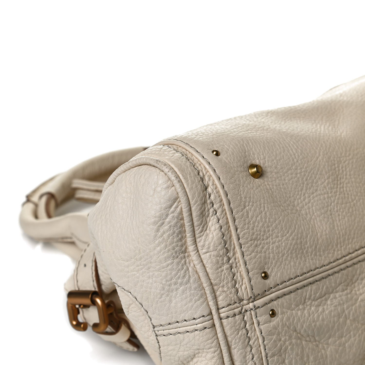 Chloe Calfskin Medium Paddington Satchel Ivory 13 of 16