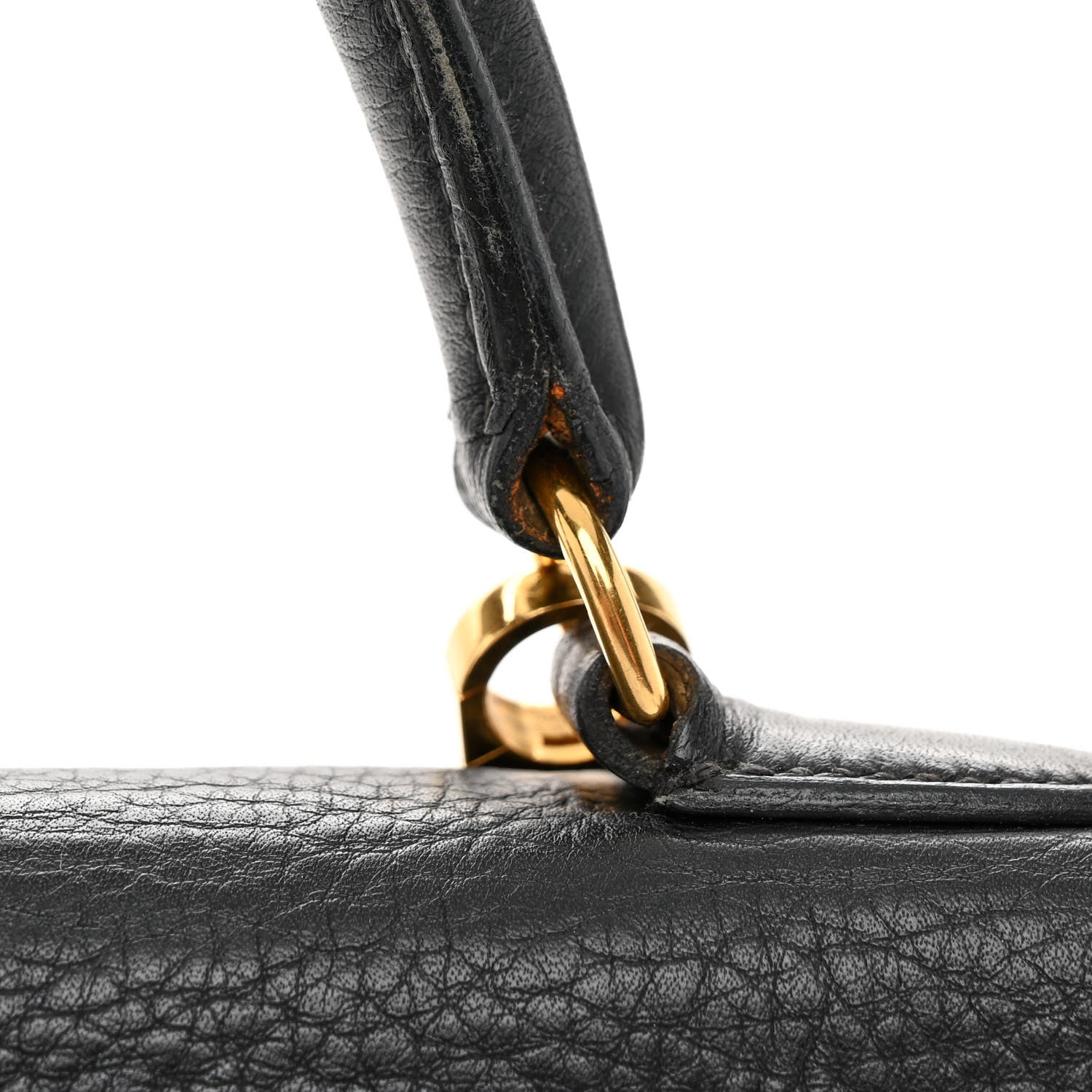 Hermes Fjord Kelly Retourne 32 Black 13 of 14