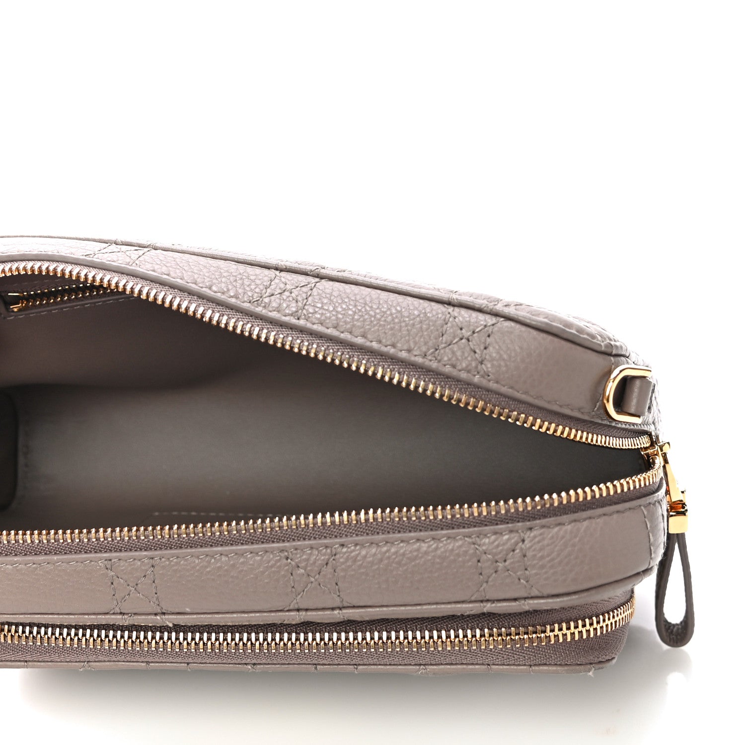 Christian Dior Supple Calfskin Caro Double Pouch Warm Taupe 5 of 10