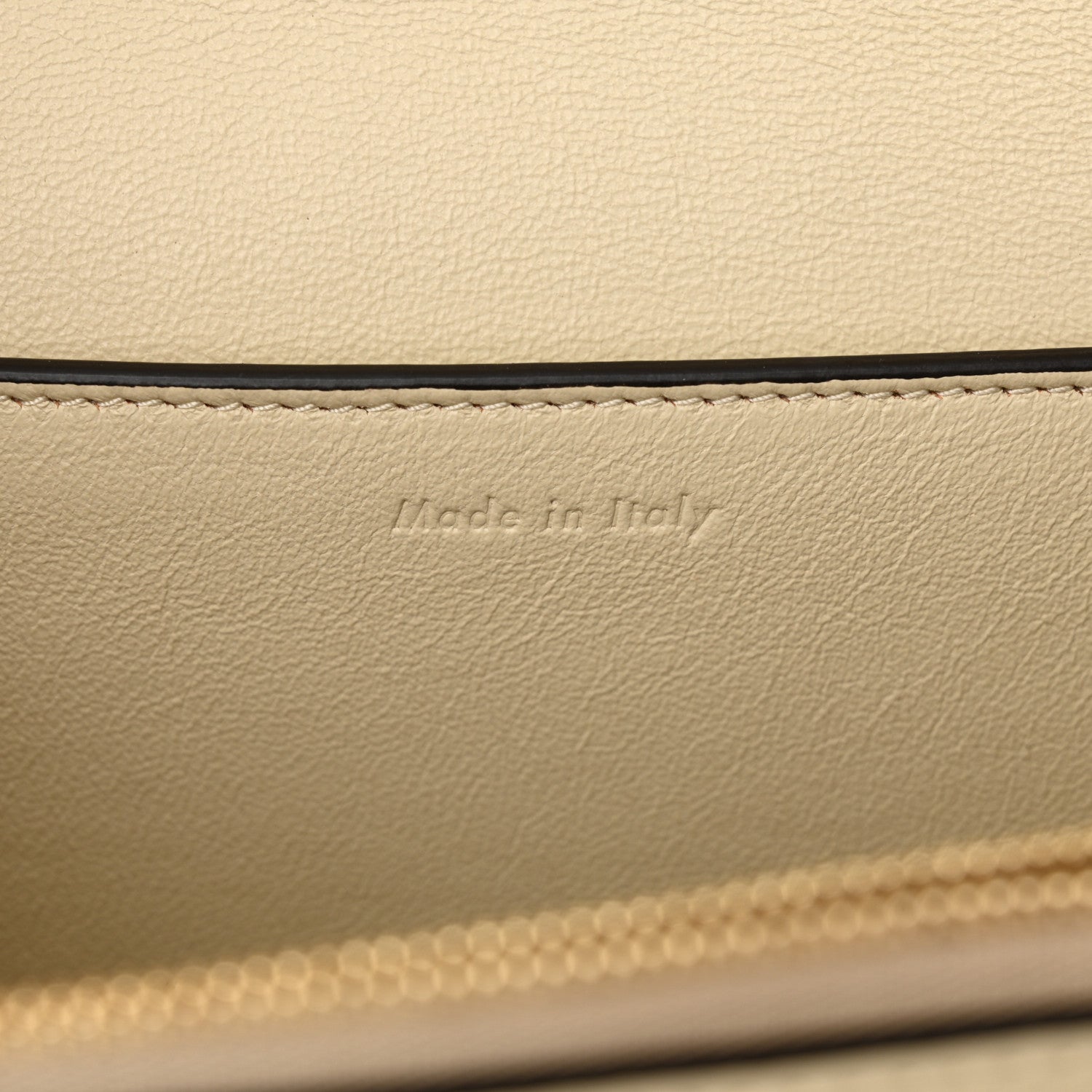 Celine Shiny Smooth Calfskin Medium Frame Shoulder Bag Chalk Mastic 5 of 10