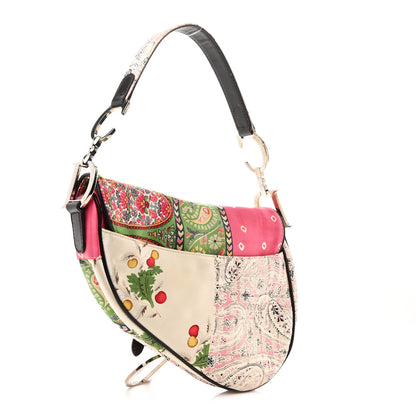 Christian Dior Silk Paisley Saddle Bag Multicolor 3 of 11