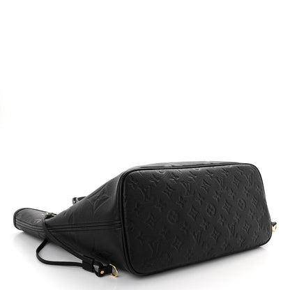 Louis Vuitton Empreinte Monogram Giant Neverfull MM Black 4 of 9