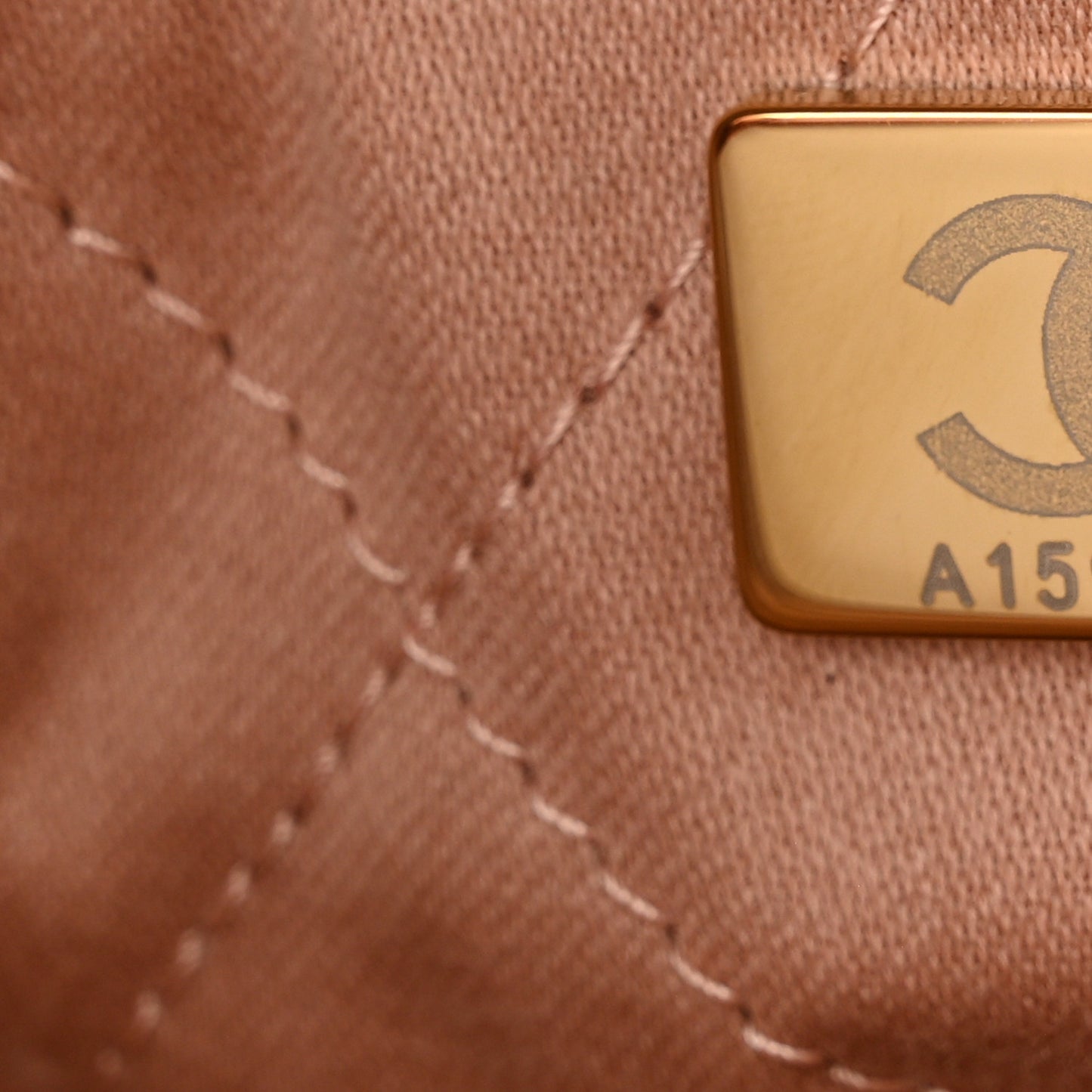 Metallic Calfskin Quilted Chanel 22 Copper