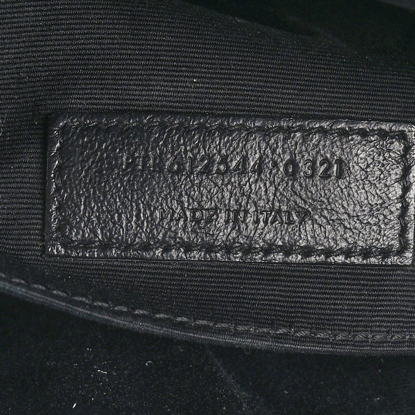 Calfskin Matelasse Monogram Monochrome Lou Camera Bag Black