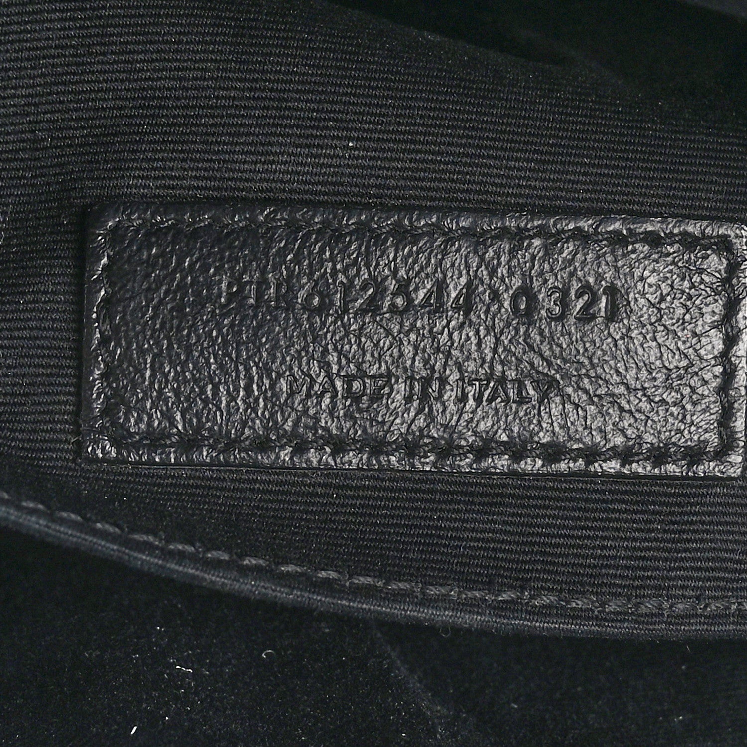 Saint Laurent Calfskin Matelasse Monogram Monochrome Lou Camera Bag Black 6 of 9