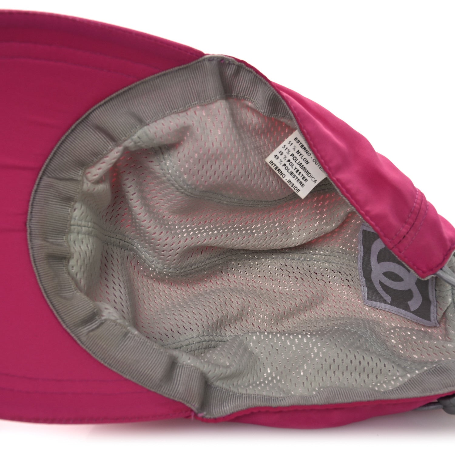 Chanel Nylon CC Cap M Hat Pink 7 of 12