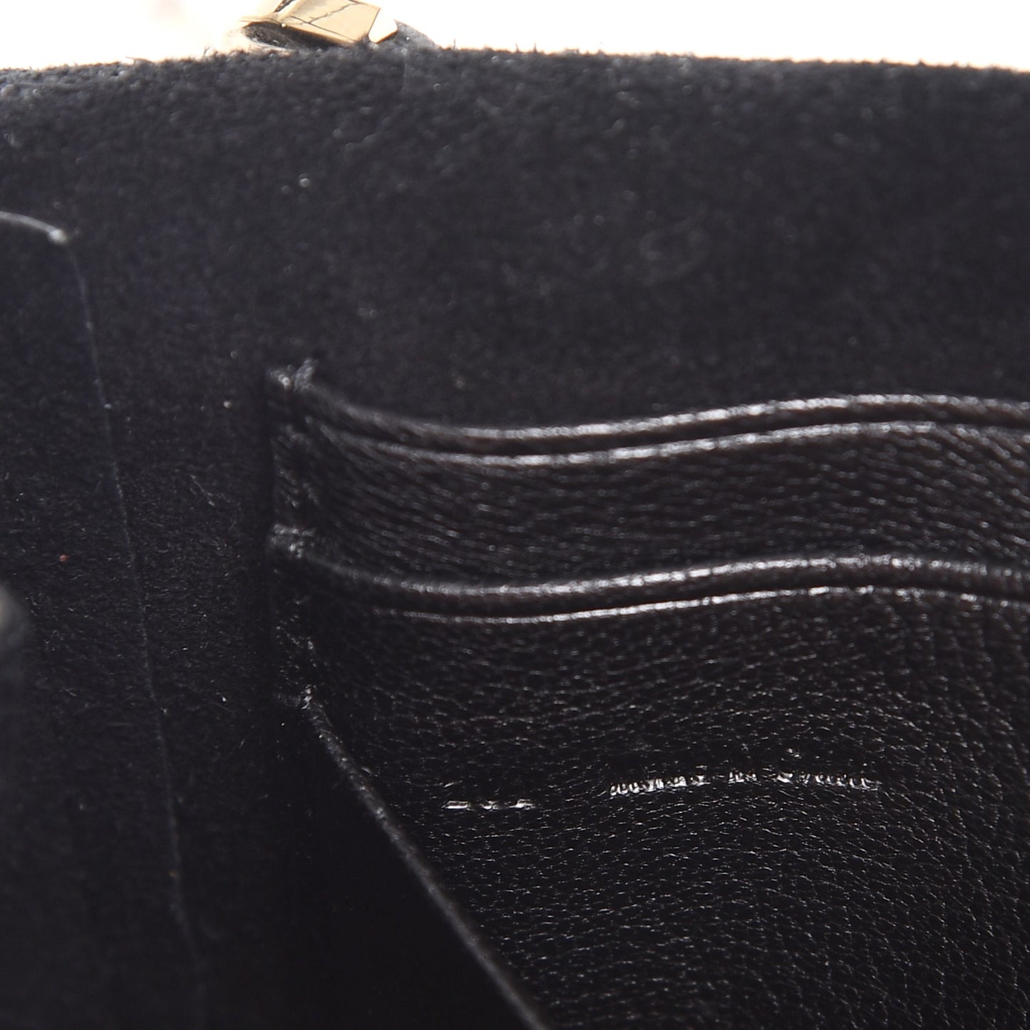 Classic Grain Calfskin Mini Lily Black