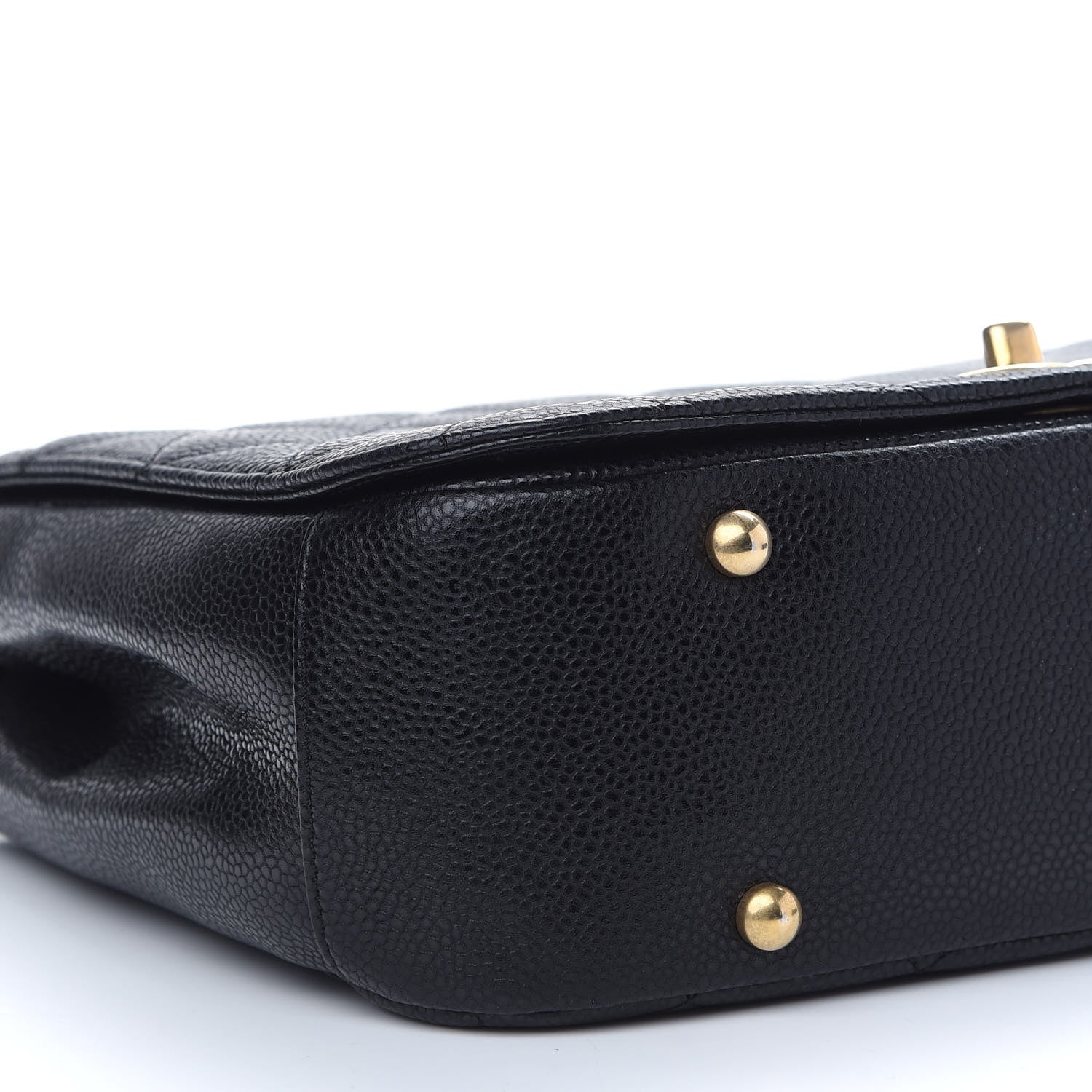 Chanel Caviar Carry Around Flap Bag Black 8 of 9