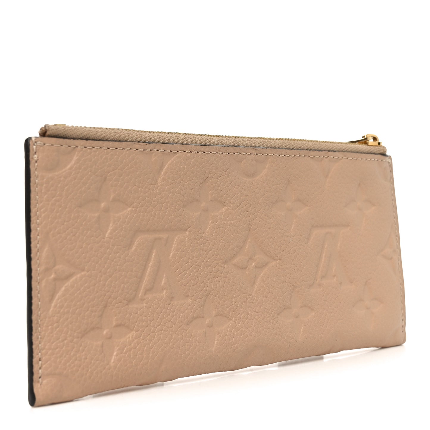 Empreinte Felicie Chain Wallet Zippered Insert Papyrus