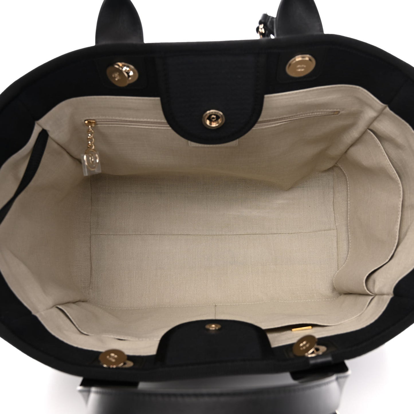 Mixed Fibers Medium Deauville Tote Black
