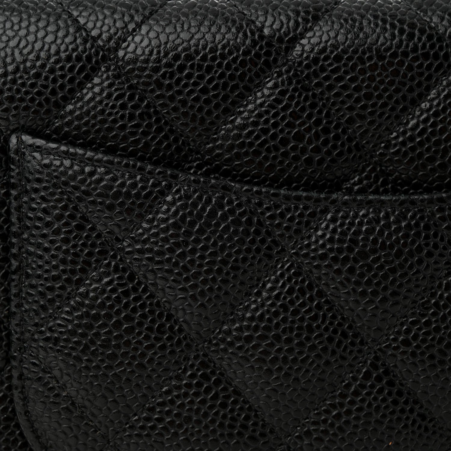 Chanel Caviar Quilted Wallet on Chain WOC Black 12 of 14