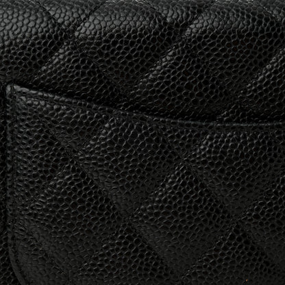 Chanel Caviar Quilted Wallet on Chain WOC Black 12 of 14