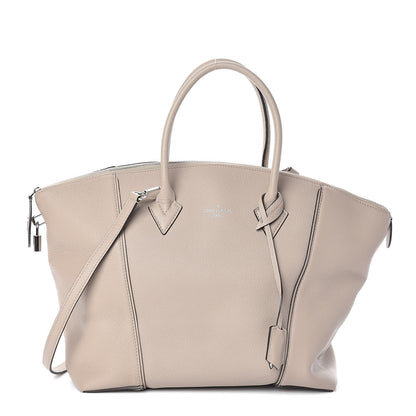 Louis Vuitton Veau Cachemire Soft Lockit MM Galet 1 of 9