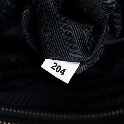 Prada Tessuto Nylon Soft Calf Tote Black 9 of 12