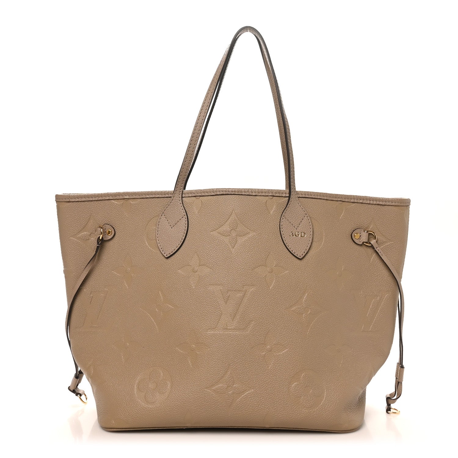 Louis Vuitton Empreinte Monogram Giant Neverfull MM Tourterelle 1 of 11