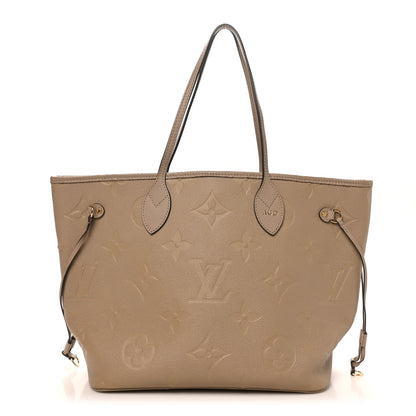 Louis Vuitton Empreinte Monogram Giant Neverfull MM Tourterelle 1 of 11