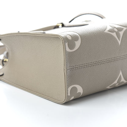Louis Vuitton Empreinte Monogram Giant Onthego PM Tourterelle Creme 6 of 10