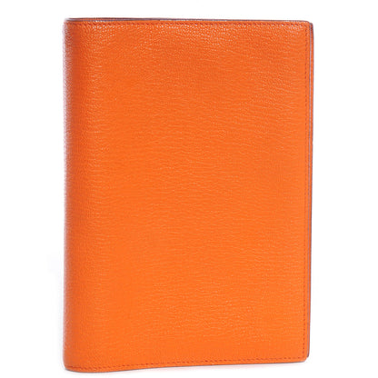 Hermes Chevre Mysore Globe-Trotter Agenda Cover Orange 1 of 8