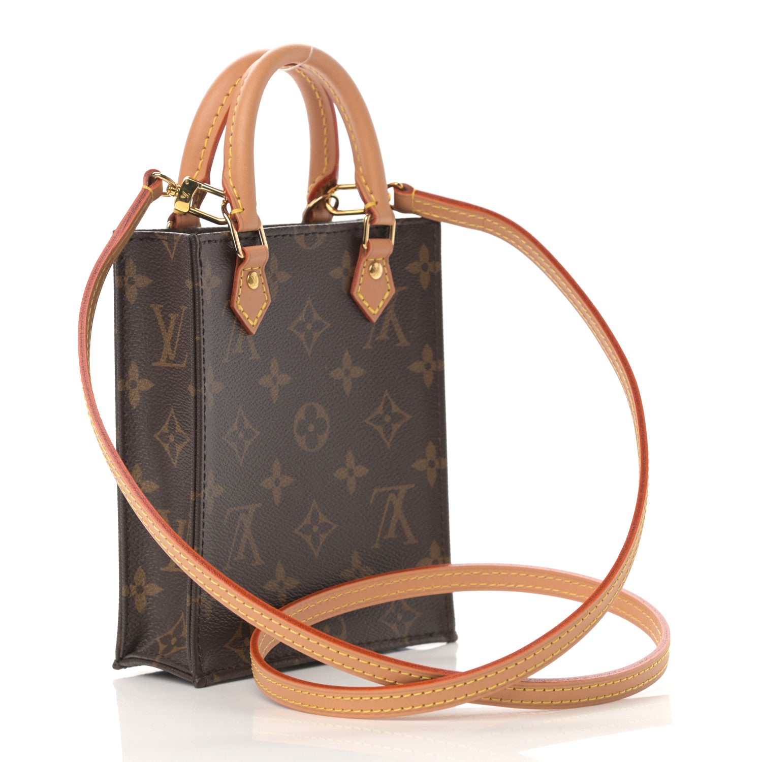 Louis Vuitton Monogram Petit Sac Plat 3 of 10