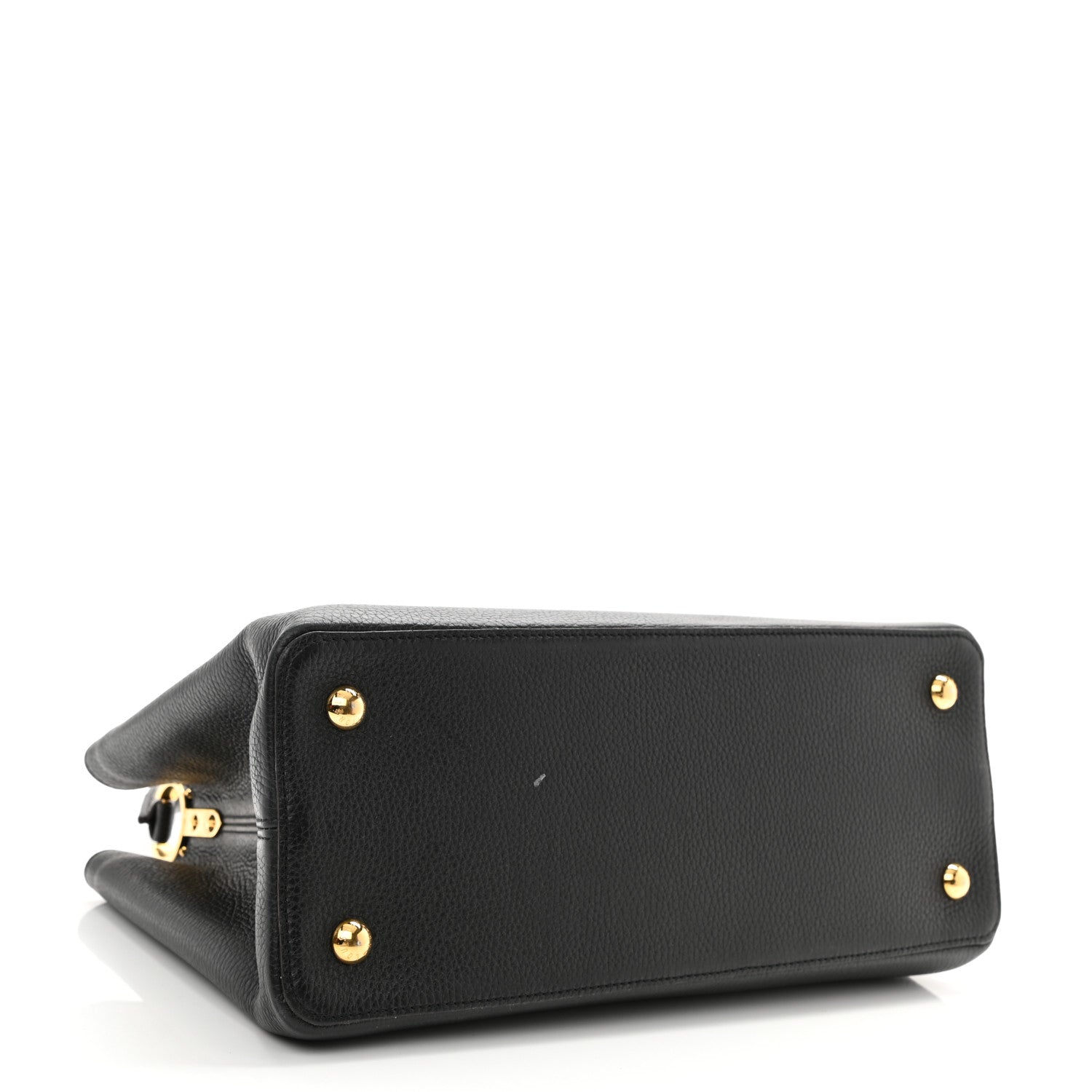 Louis Vuitton Taurillon Capucines GM Black 4 of 13