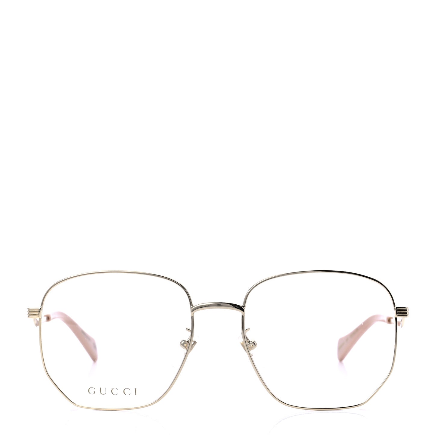 Metal Eyeglasses GG09730 Gold Pink