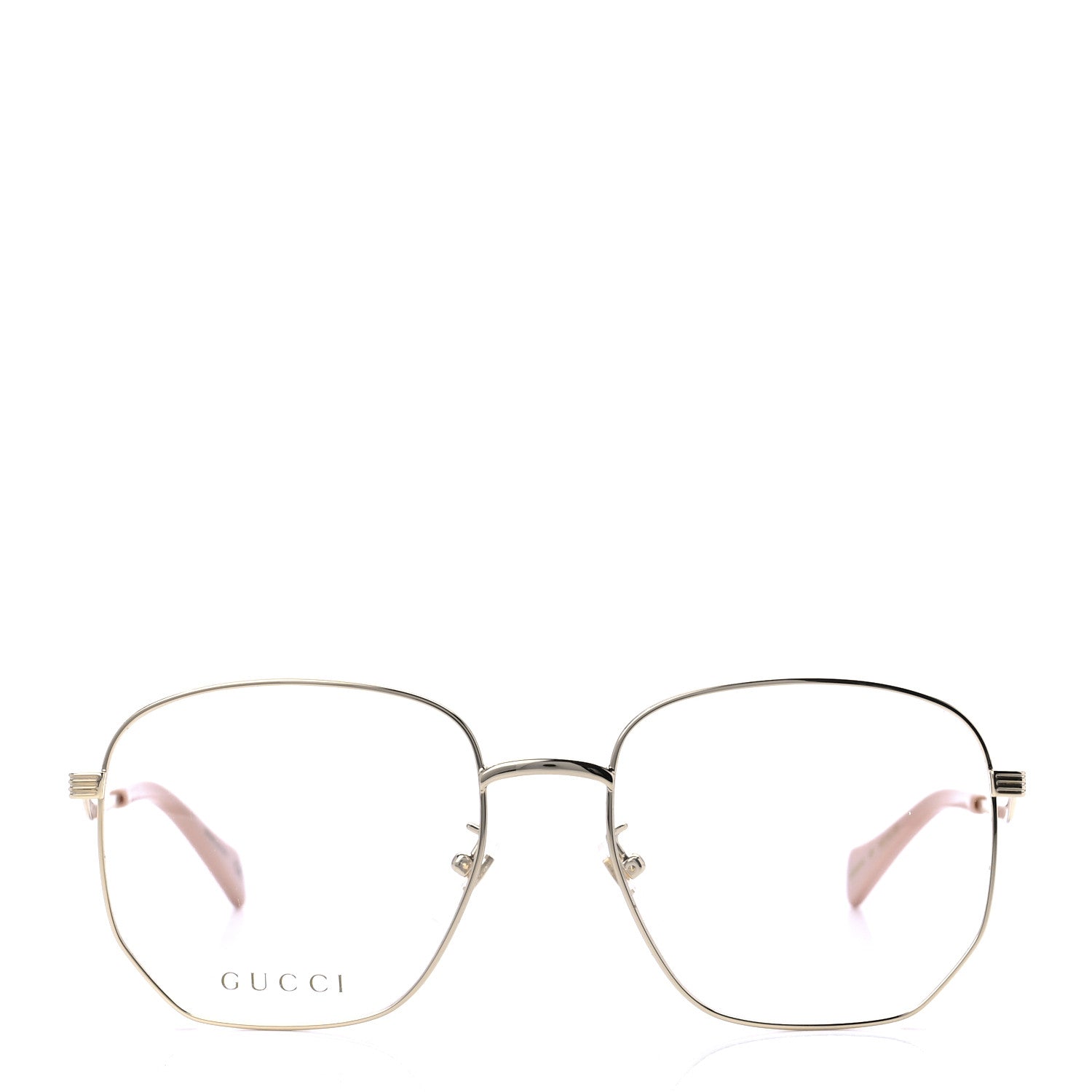 Gucci Metal Eyeglasses GG09730 Gold Pink 2 of 7