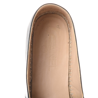 Chanel Lambskin CC Espadrilles 38 Black 10 of 17