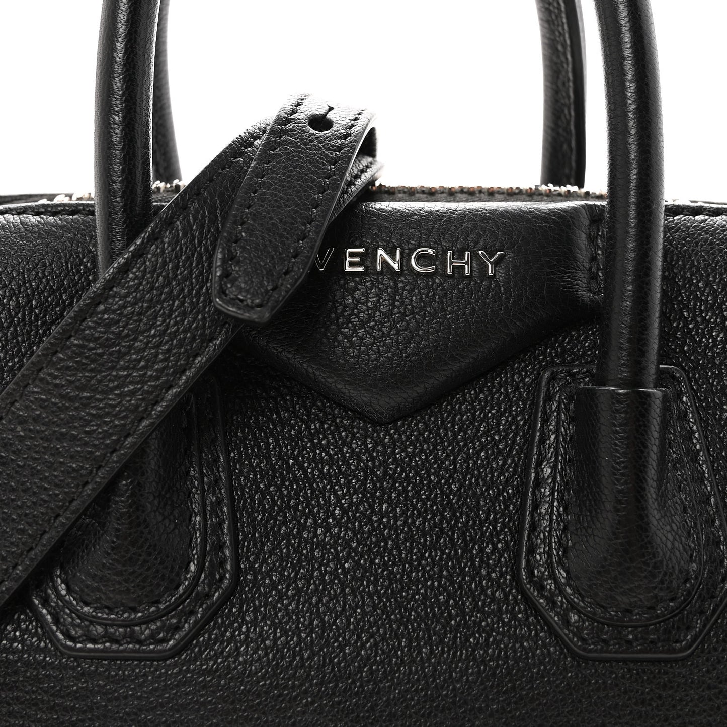 Sugar Goatskin Mini Antigona Black