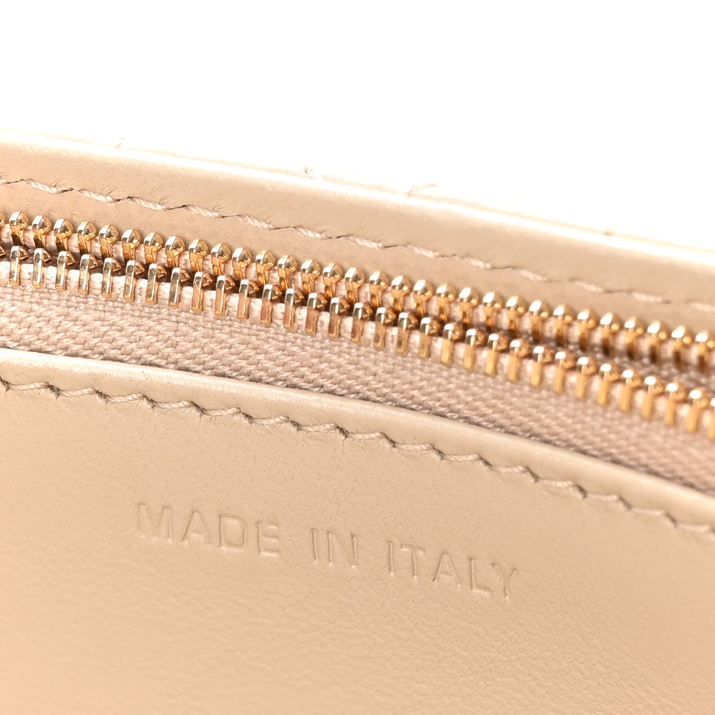 Lambskin Cannage Chain My Dior Daily Chain Pouch Powder Beige