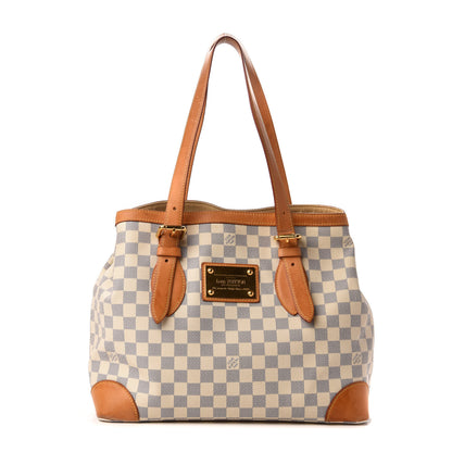 Louis Vuitton Damier Azur Hampstead MM 1 of 12