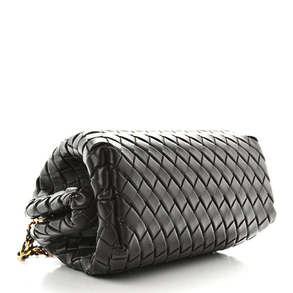 Bottega Veneta Nappa Intrecciato Teen The Lauren 1980 Clutch With Chain Fondant 4 of 10