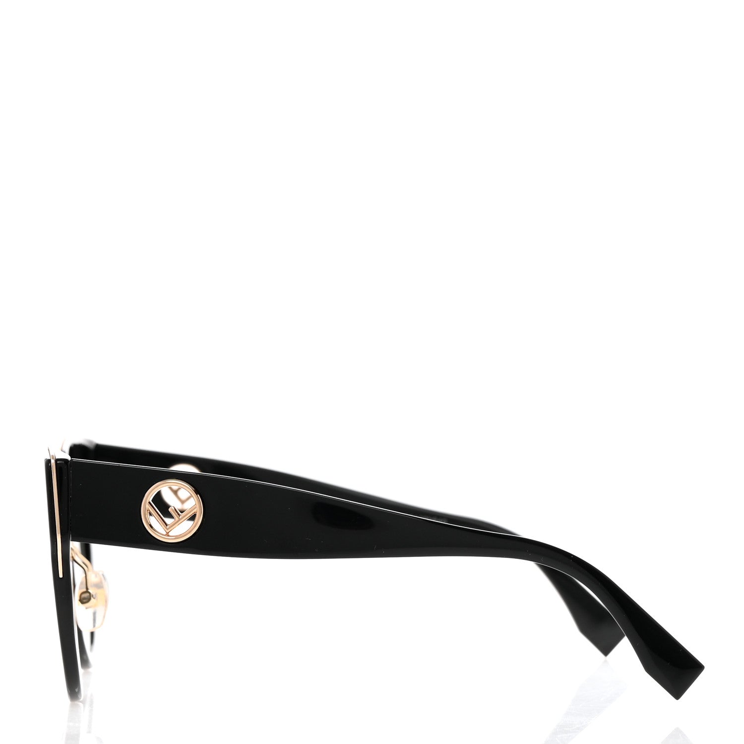 Fendi Acetate F is Fendi Cat Eye Sunglasses FF 0360/G/S Black 3 of 6