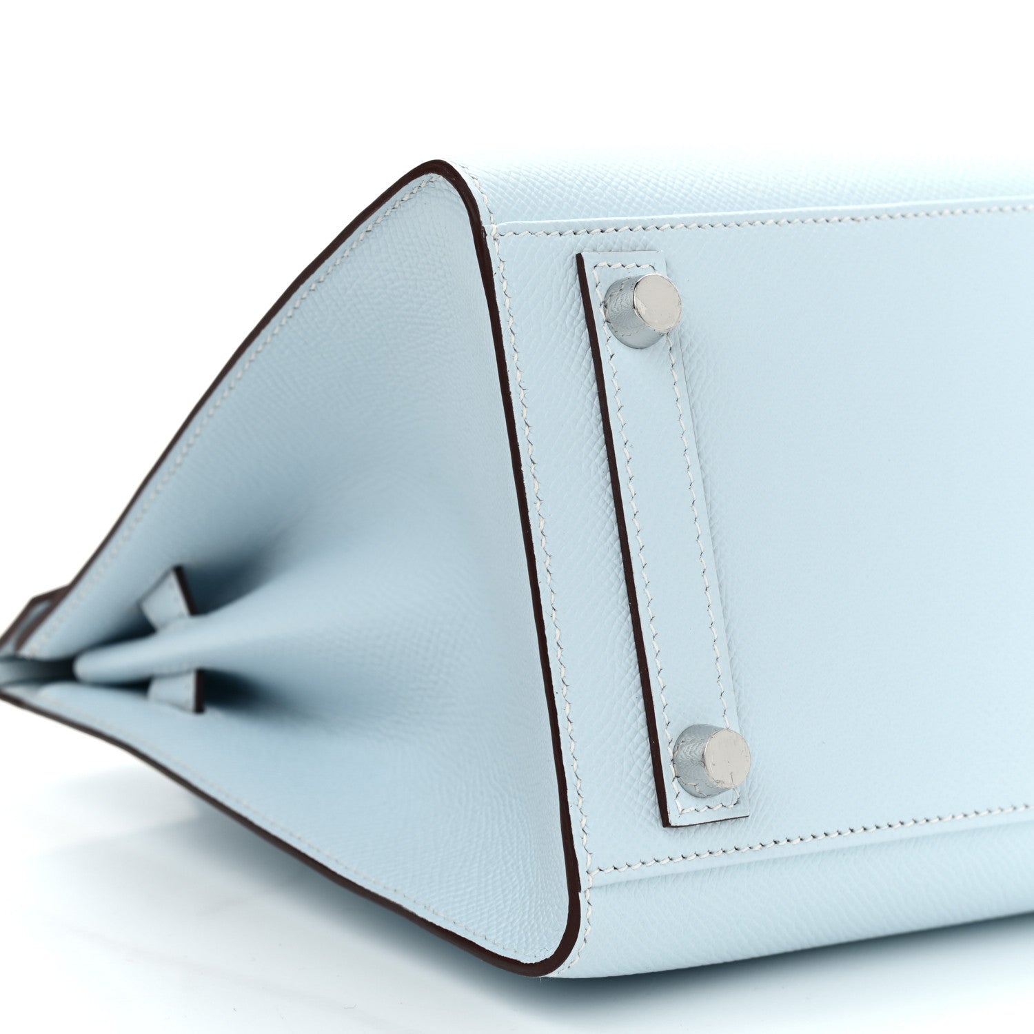 Hermes Epsom Birkin Sellier 25 Bleu Brume 9 of 11