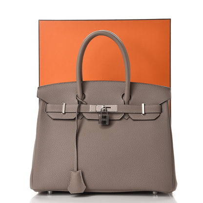 Hermes Togo Birkin 30 Gris Asphalte 33 of 33