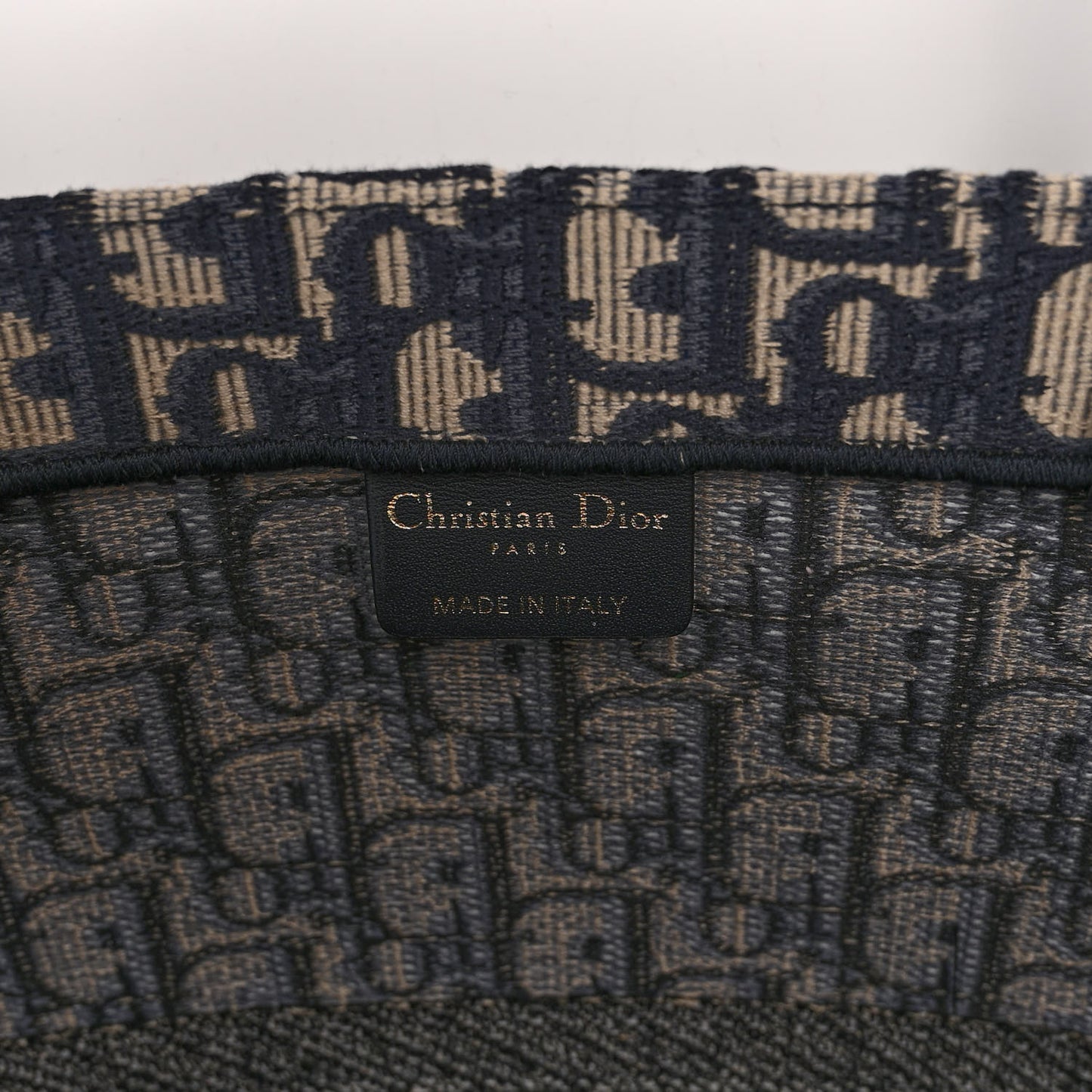 Oblique Large Book Tote Blue Multicolor