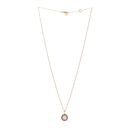 Bulgari 18K Rose Gold Mother of Pearl BVLGARI BVLGARI Pendant Necklace 3 of 8