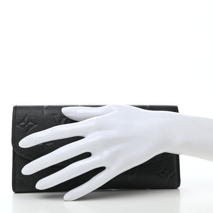 Louis Vuitton Empreinte Emilie Wallet Black Dune 2 of 7